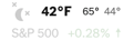 Stocks and Temps